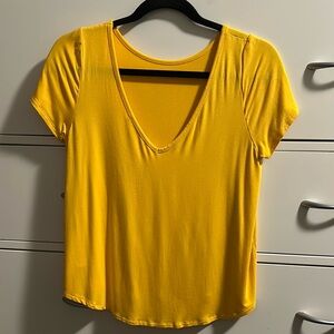 Soft yellow t shirt size XS/S